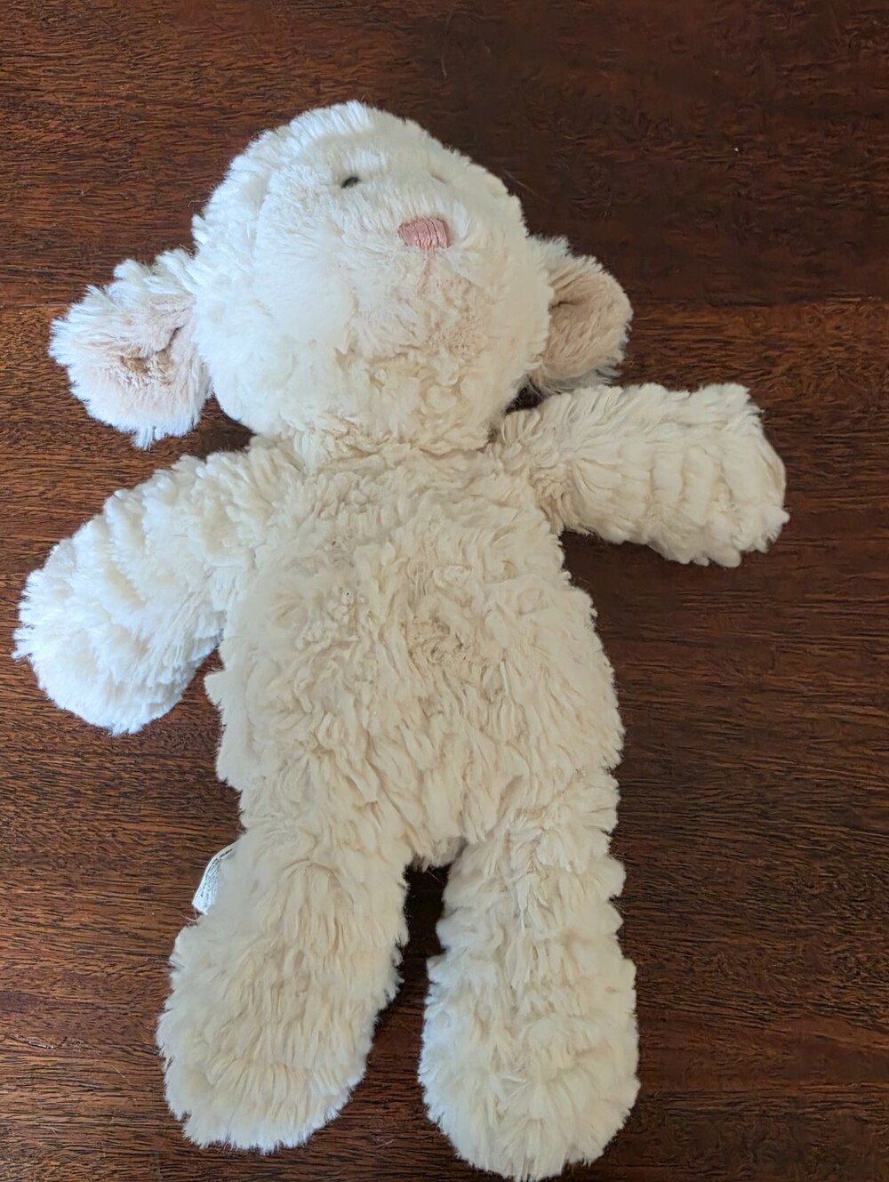 Vintage Mary Meyer Plush White Lamb Plush Bean Stuffed Animal Sheep